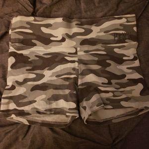 Pink camo shorts